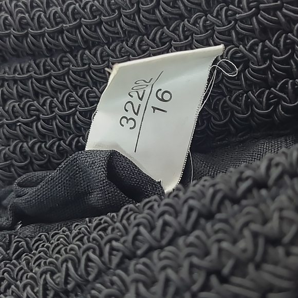 MINICCI BLACK CROCHET HANDBAG - Picture 14 of 14